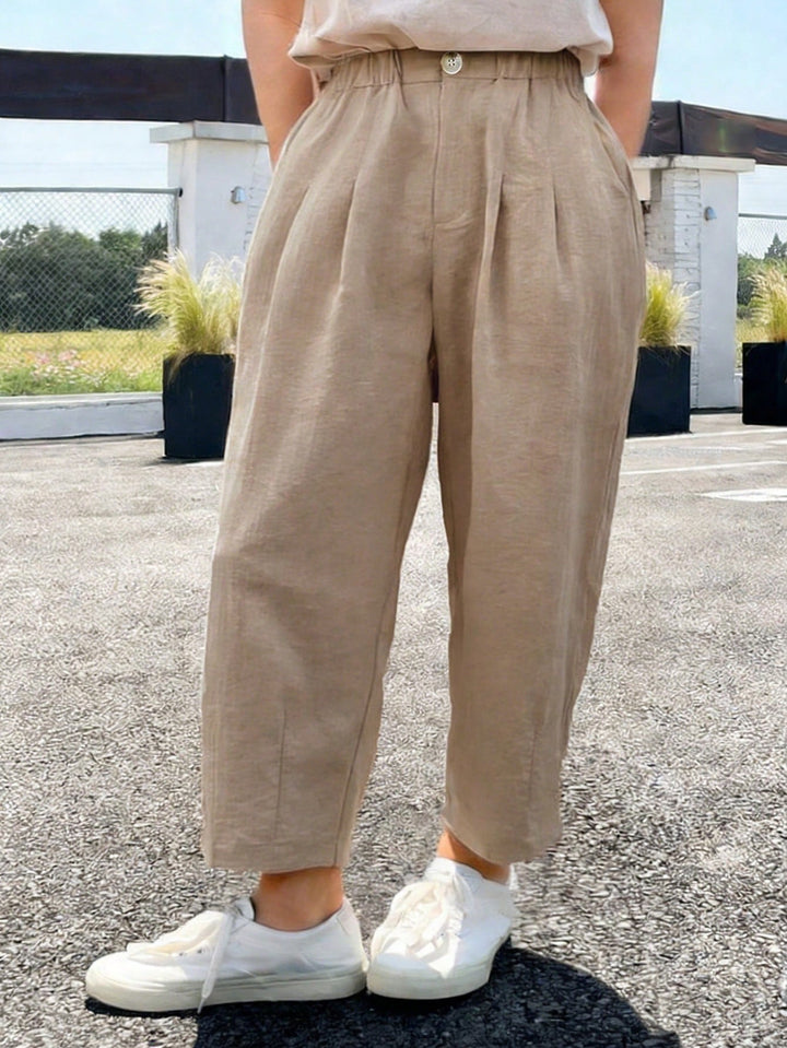 Nidia | Pantalón Culotte Curvy de Cintura Elástica