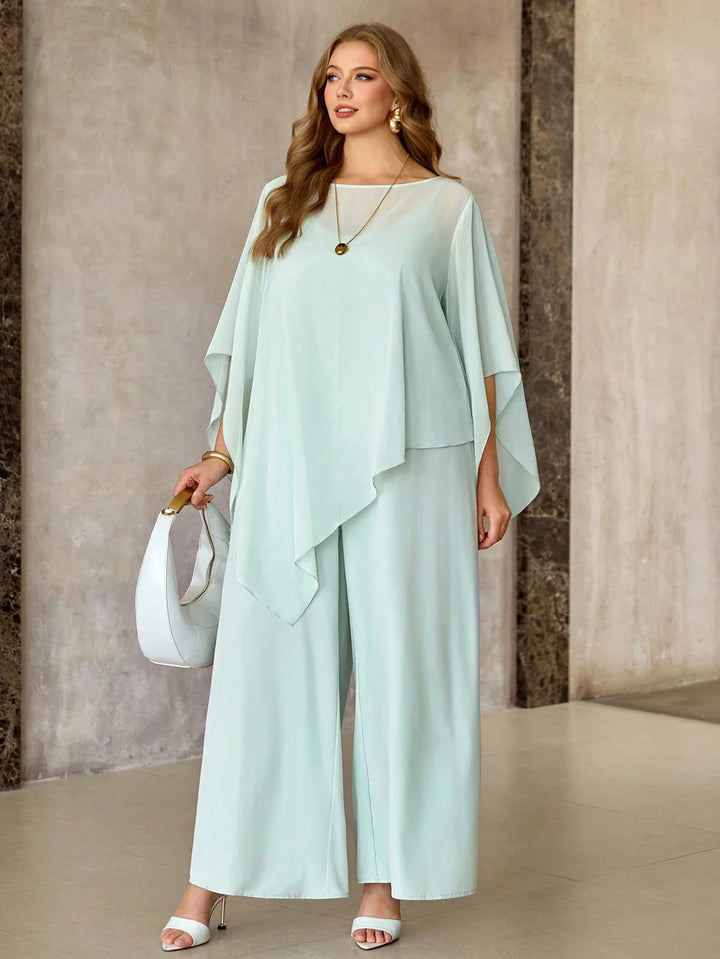 Gisela | Conjunto Curvy de Top con Volantes y Mono