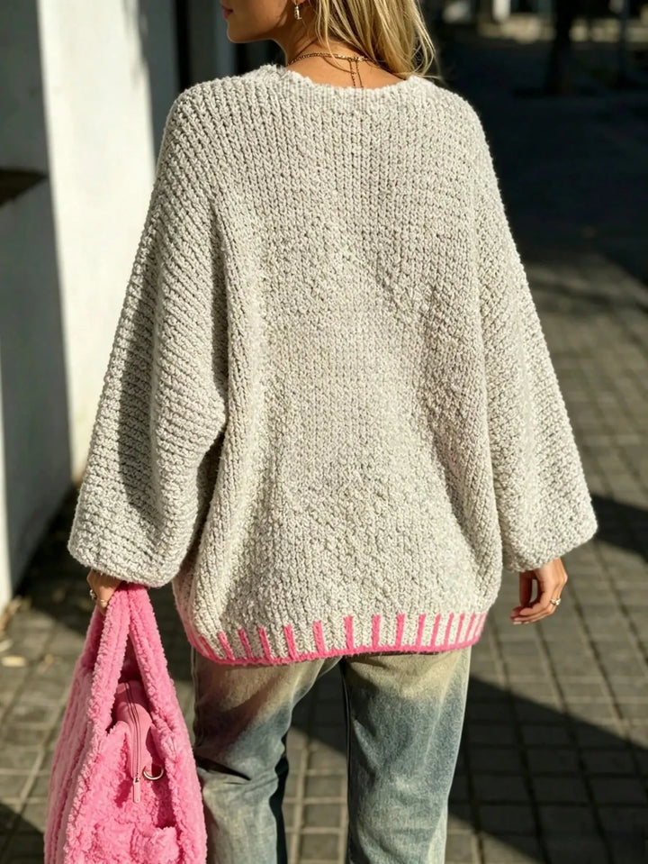 Celia | Jersey Curvy de Punto con Estrellas