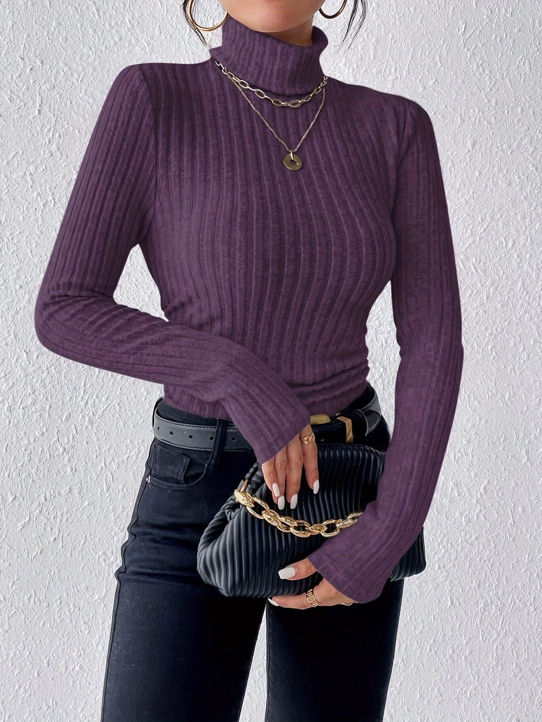 Laura | Jersey Casual de Cuello Alto