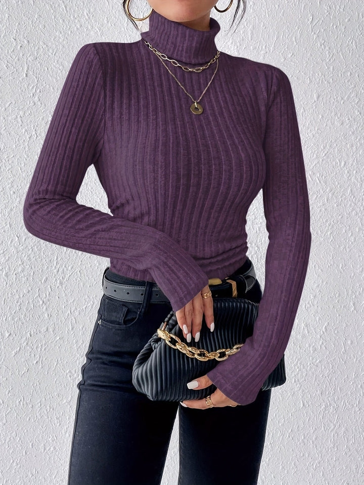Laura | Jersey Casual de Cuello Alto