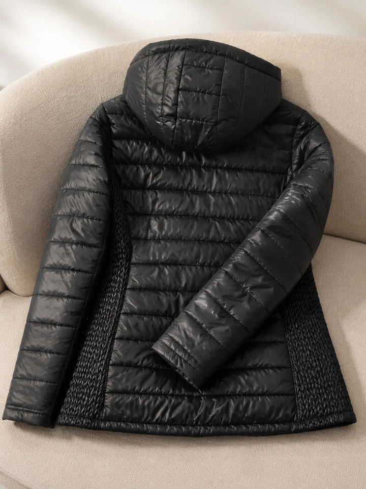 Laura | Chaqueta Curvy Acolchada con Capucha