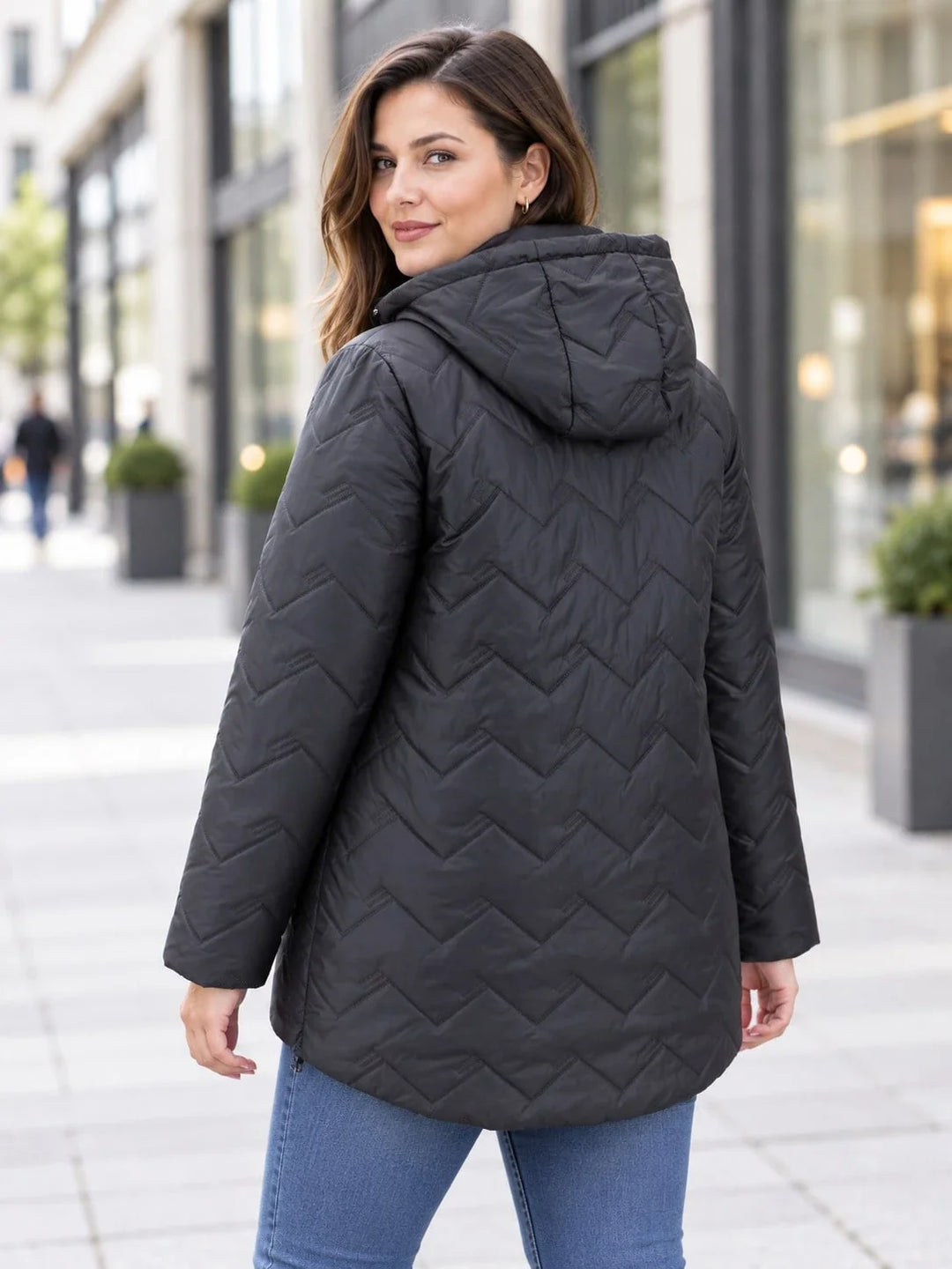 Noelia | Chaqueta Curvy Acolchada de Invierno