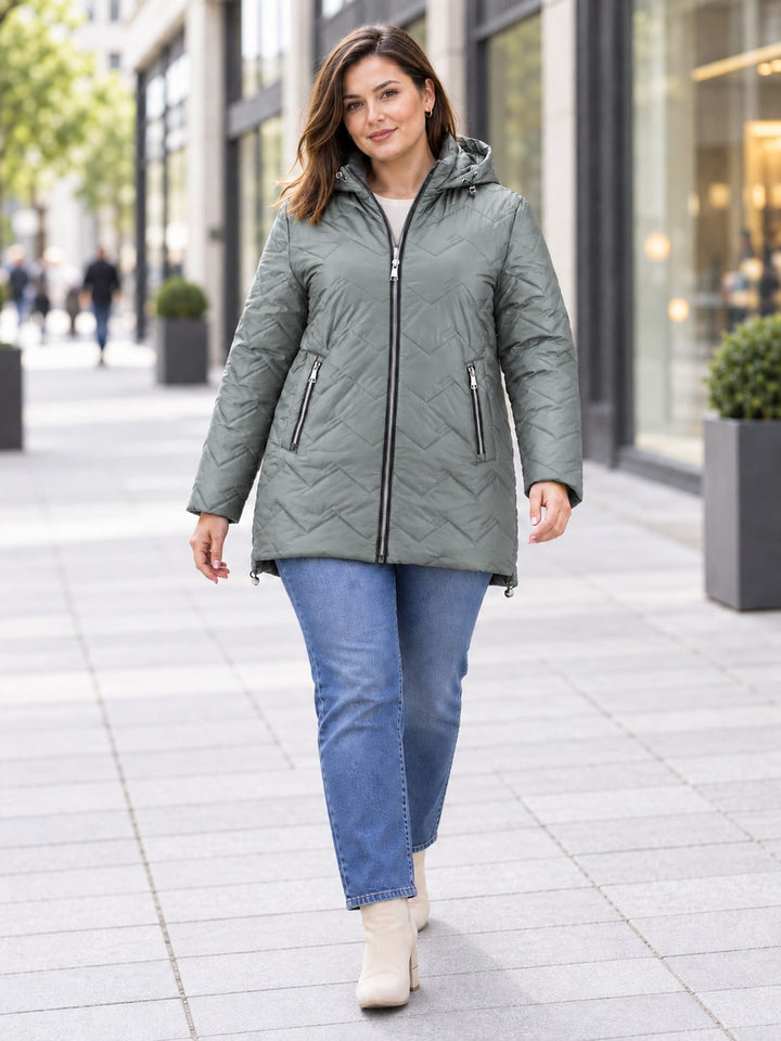 Noelia | Chaqueta Curvy Acolchada de Invierno