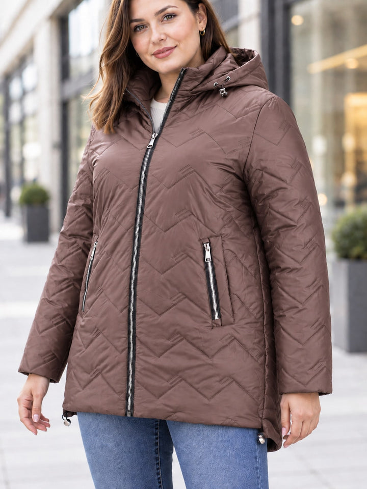 Noelia | Chaqueta Curvy Acolchada de Invierno