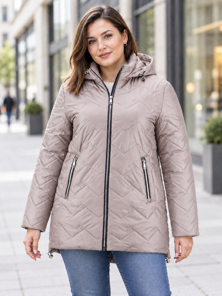 Noelia | Chaqueta Curvy Acolchada de Invierno