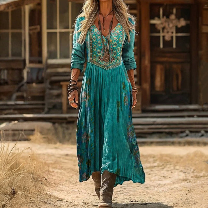 Wilhelmina | Vestido Maxi Boho