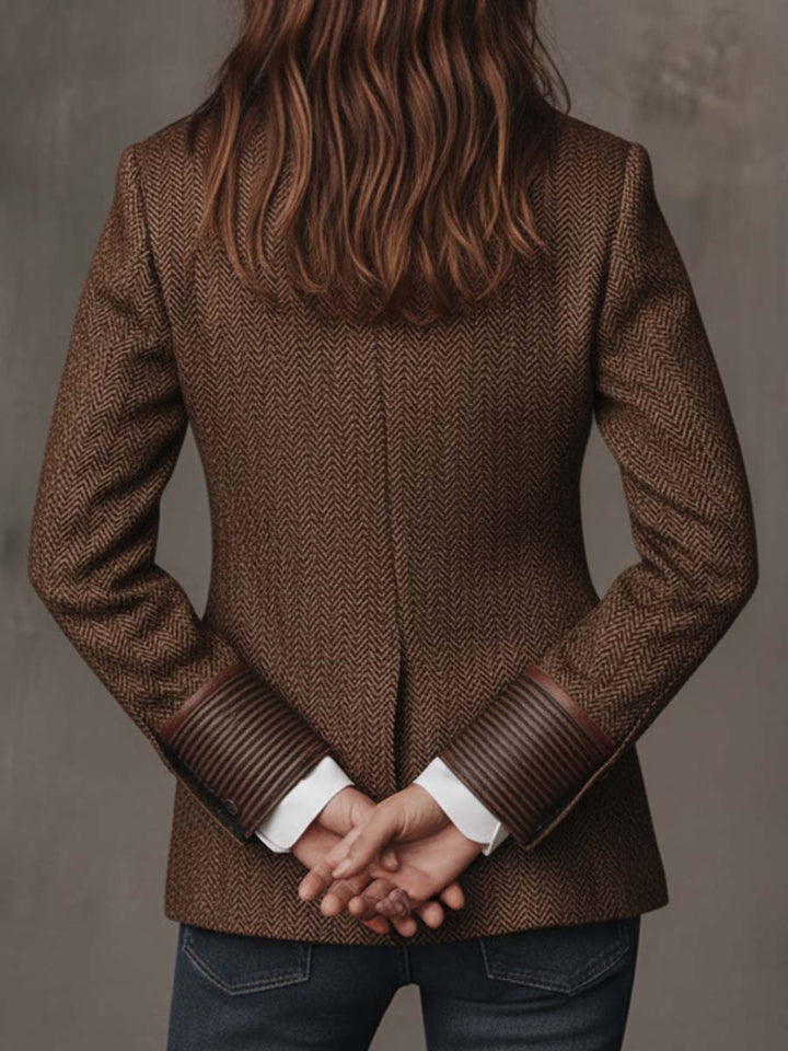 Gisèle | Blazer con Paneles Chevron