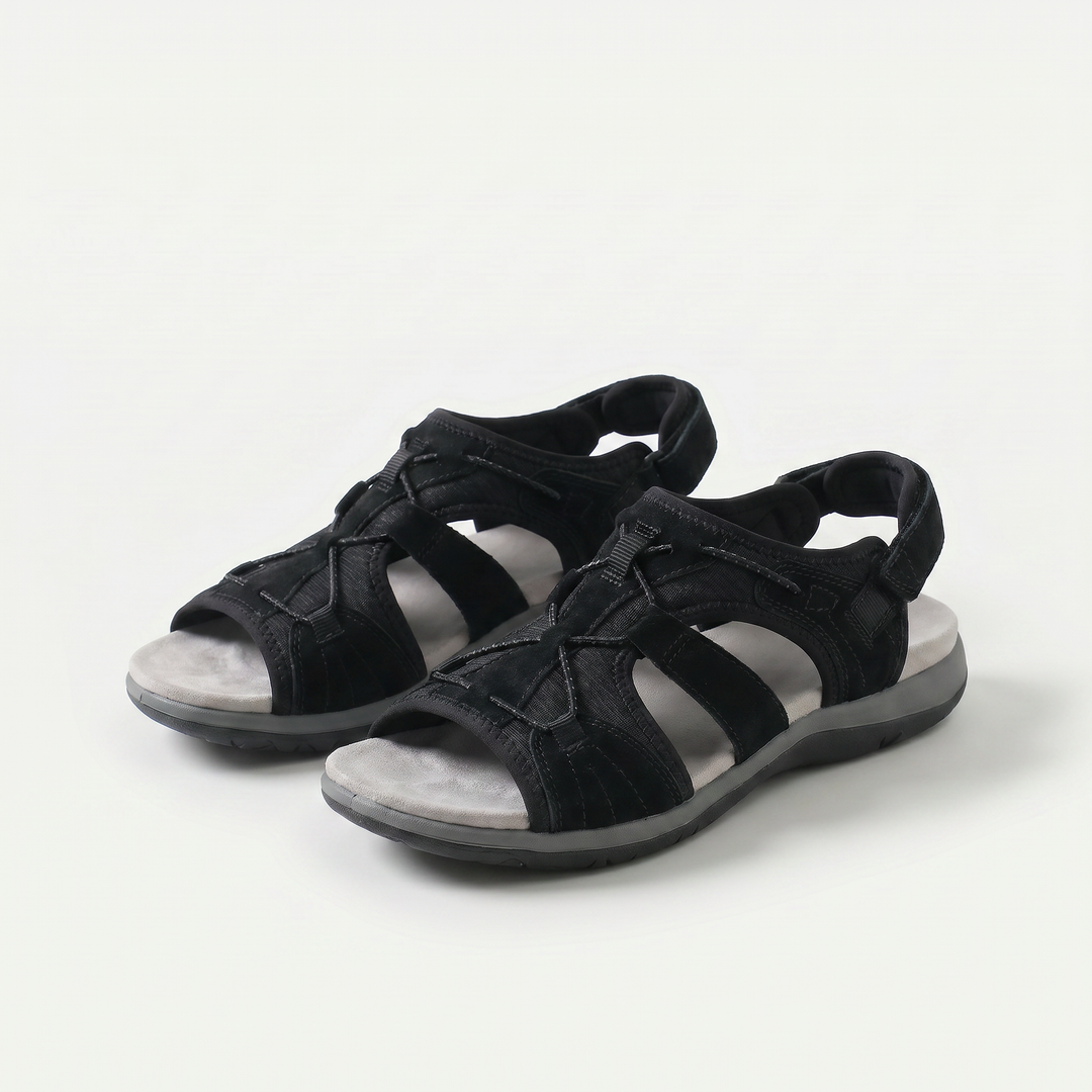 Mary | Sandalias con Cordones Elásticos