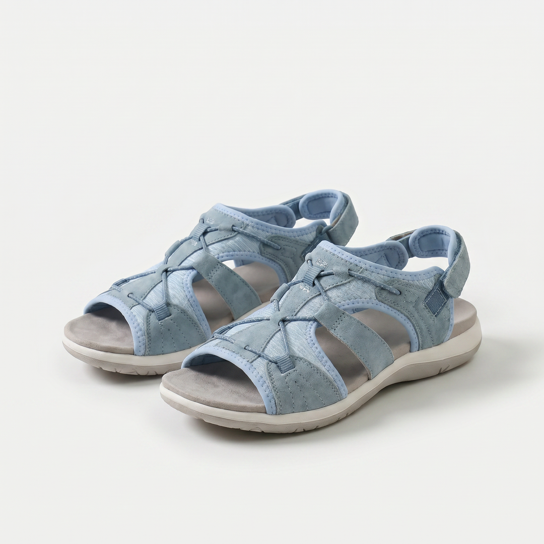 Mary | Sandalias con Cordones Elásticos