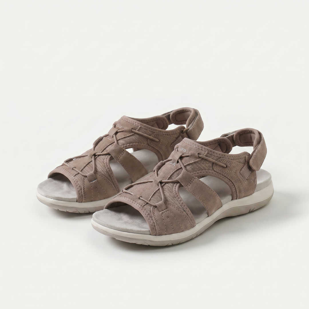 Mary | Sandalias con Cordones Elásticos