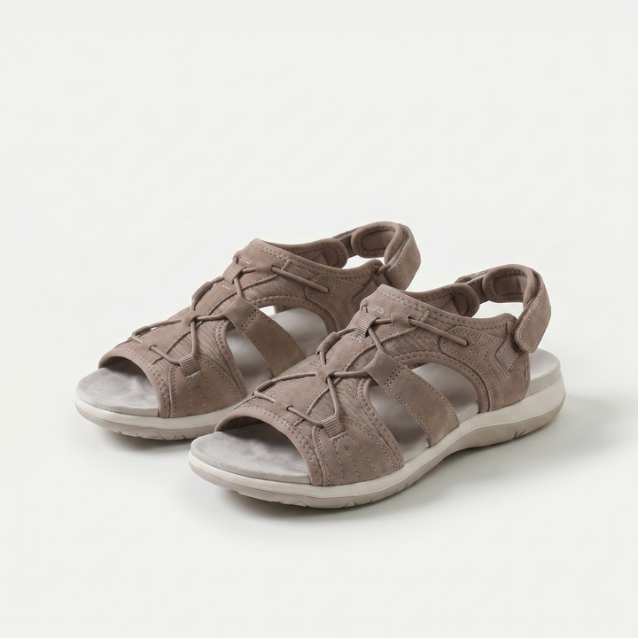 Mary | Sandalias con Cordones Elásticos