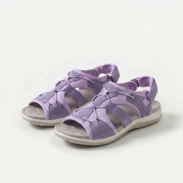 Mary | Sandalias con Cordones Elásticos