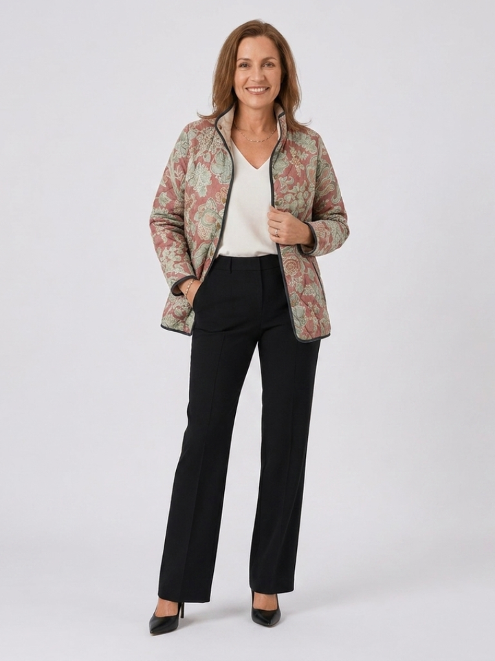 Pauline | Chaqueta Acolchada Terracota