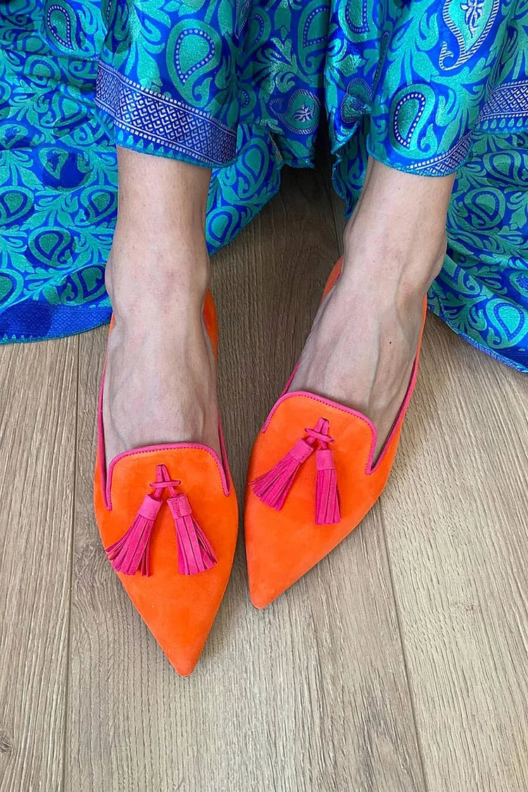 Paloma | Mocasines Boho con Flecos