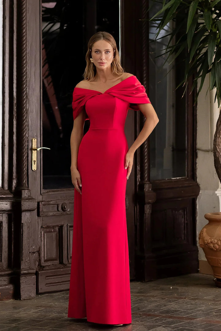 Amelisse Red Maxi Dress