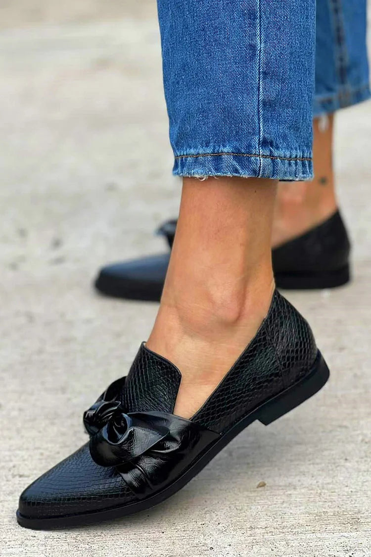 Celeste | Mocasines con Lazo