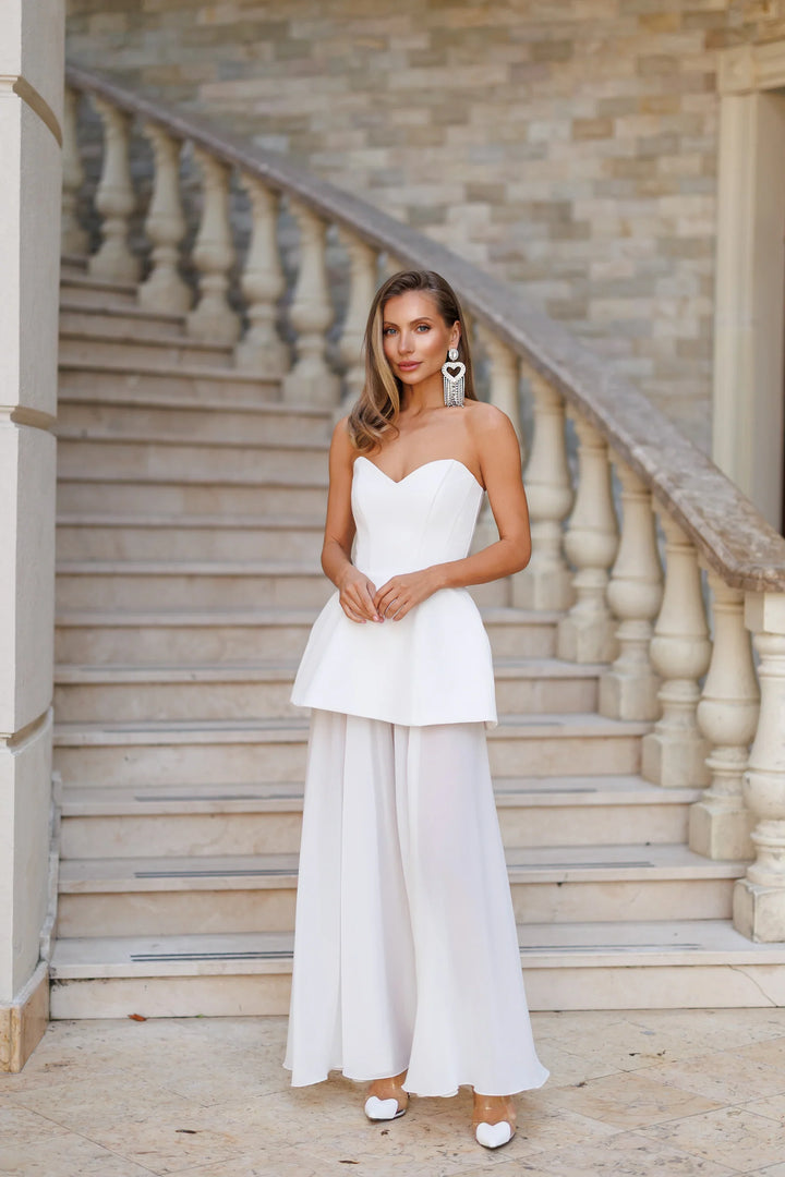 Casielle White Maxi Dress