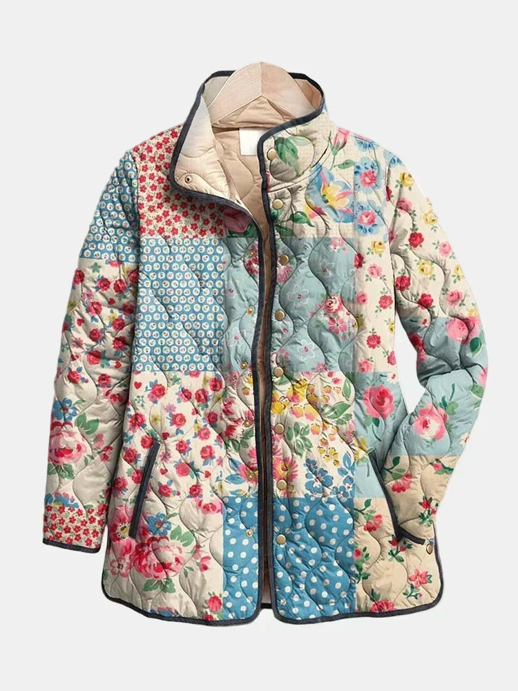 Chloé | Chaqueta Acolchada Patchwork