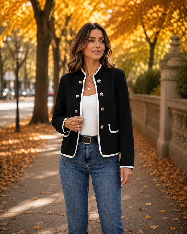 Marina | Chaqueta Curvy de Doble Botonadura