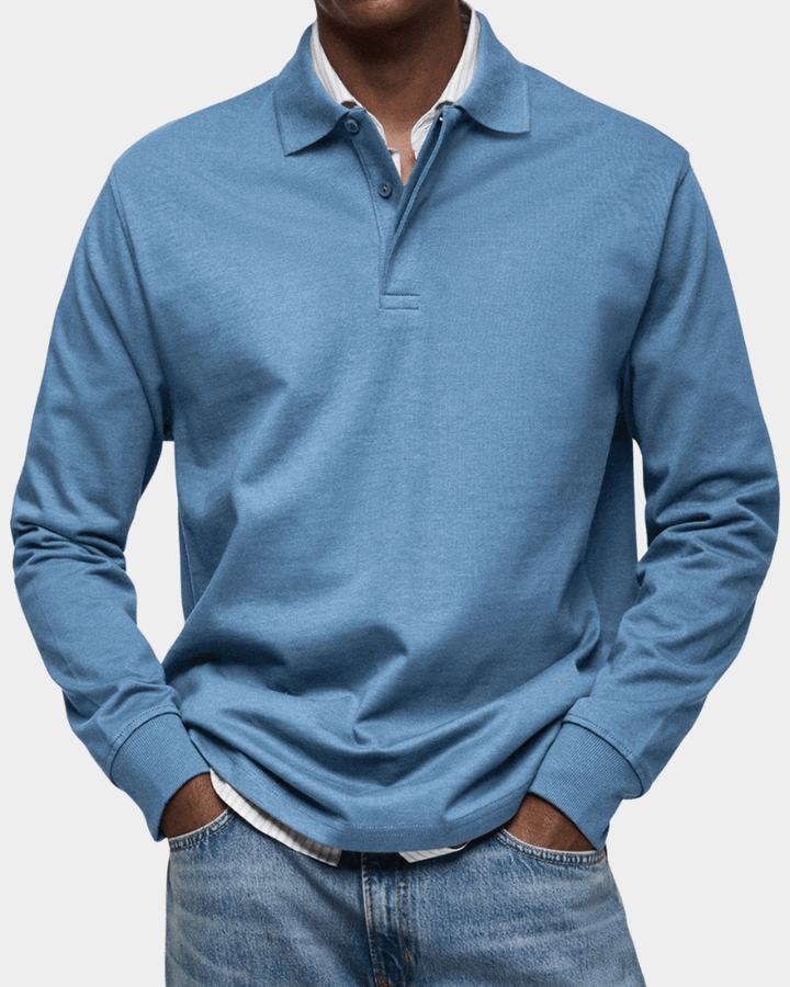 Polo de Otoño de Punto Texturizado