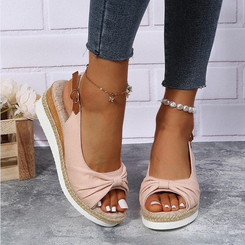 Sandalias Cómodas de Punta Abierta