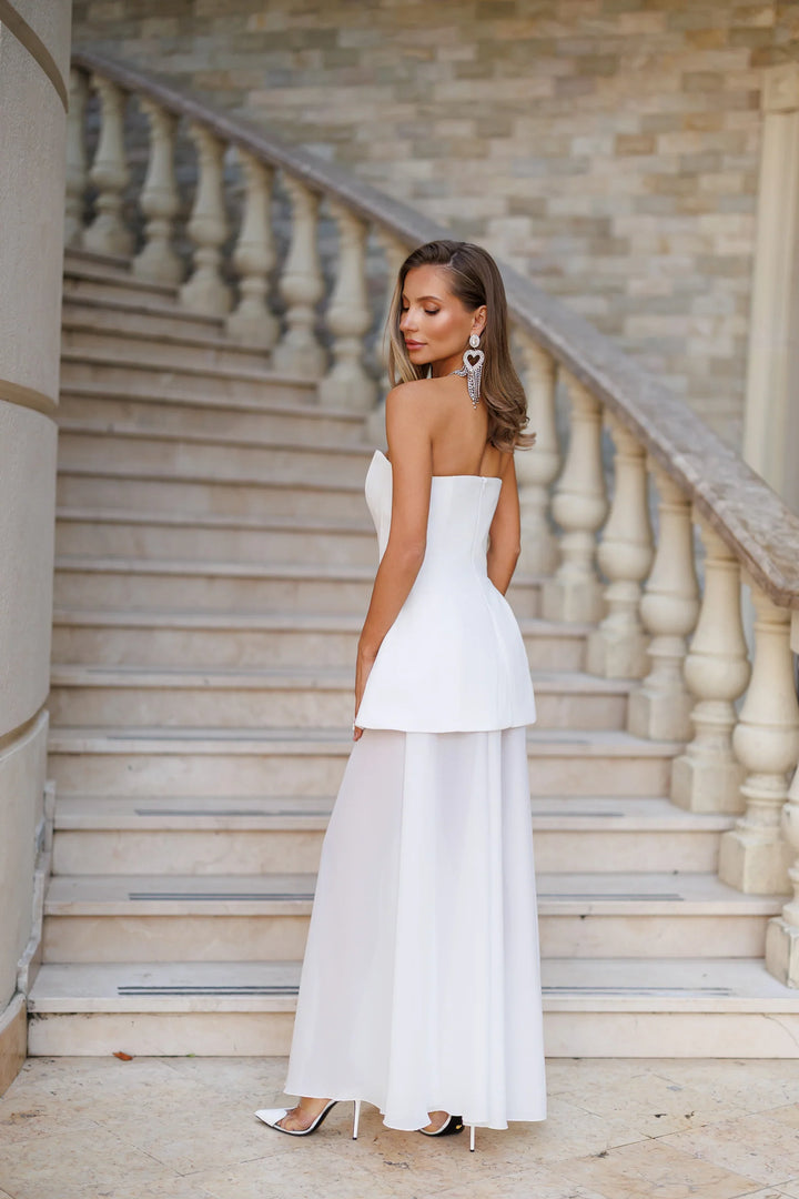 Casielle White Maxi Dress