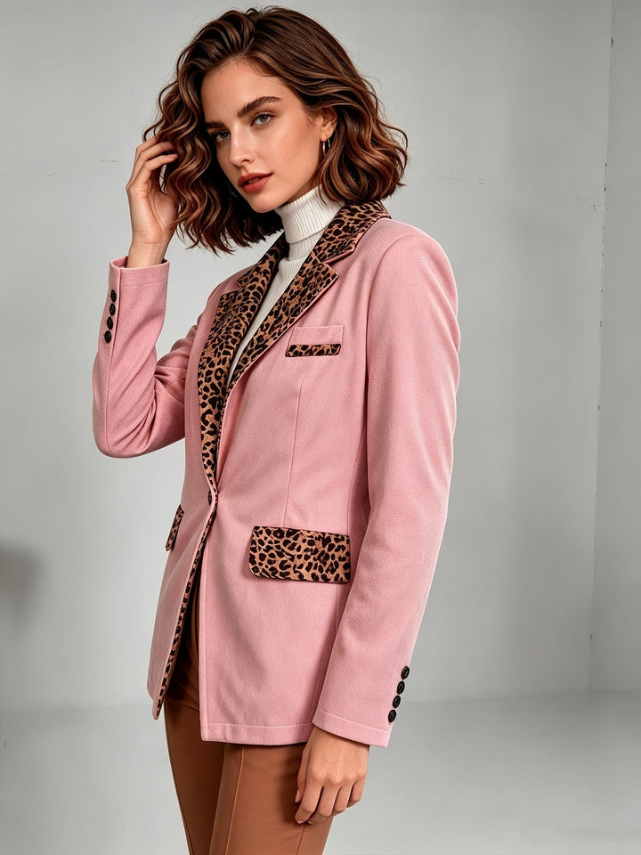 Clementina | Blazer Rosa de Terciopelo