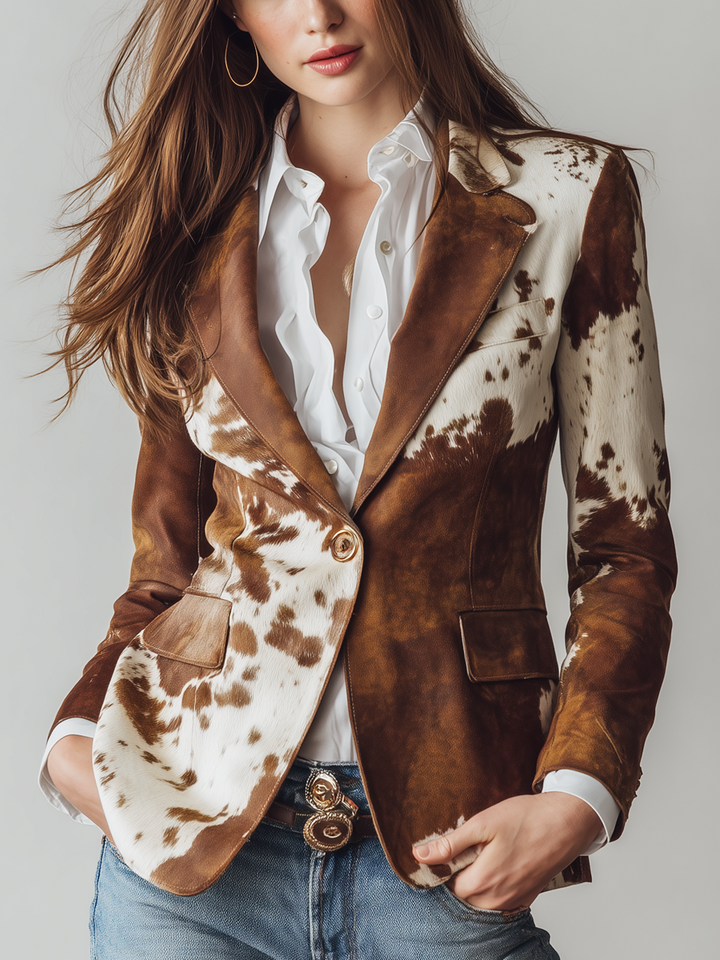 Agathe | Blazer Vintage Estampado