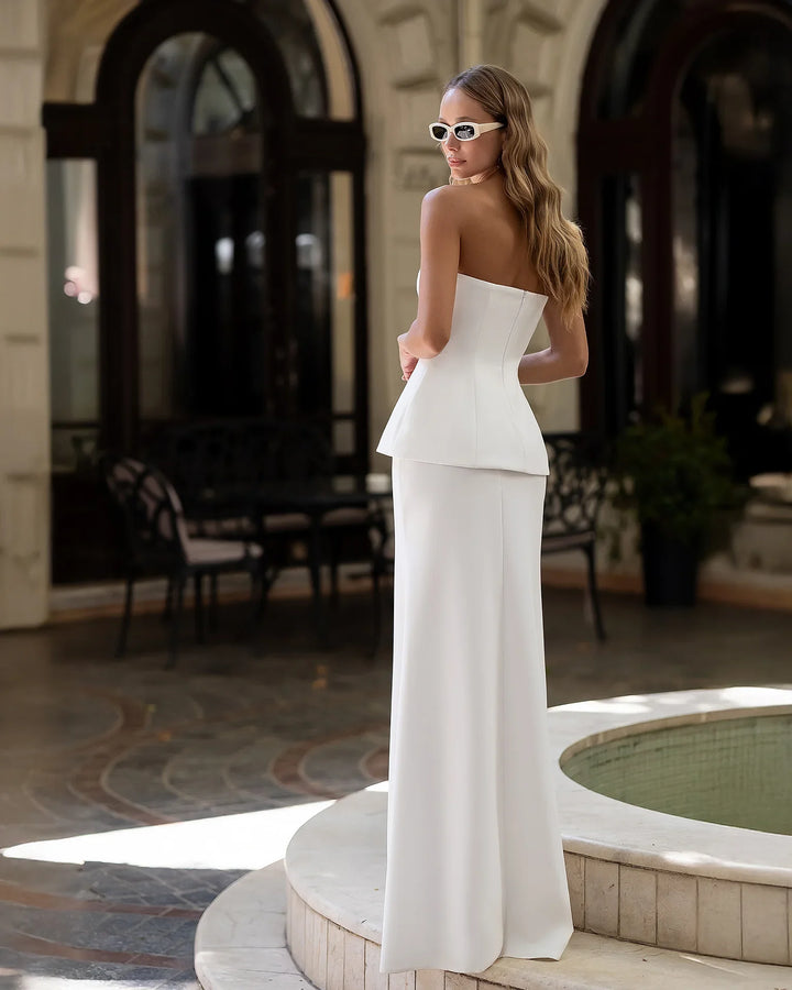 Serenza White Maxi Dress