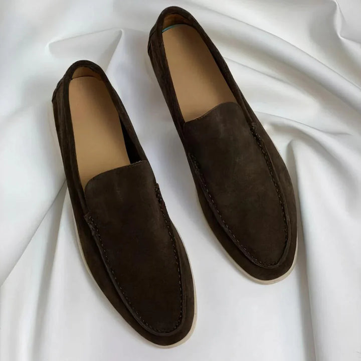 Loafers elegantes de gamuza