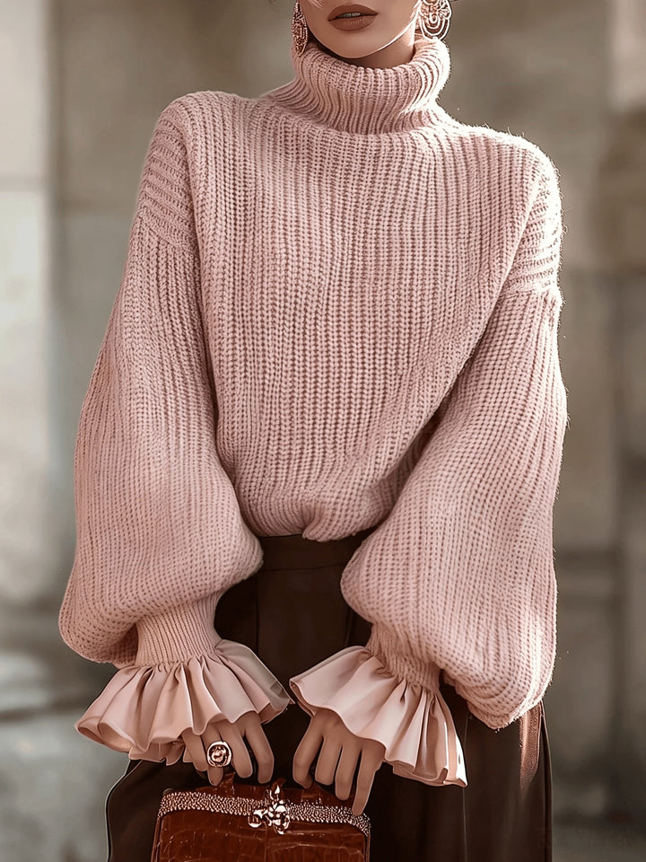 Rosa | Jersey de Cuello Alto