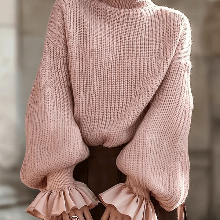 Rosa | Jersey de Cuello Alto
