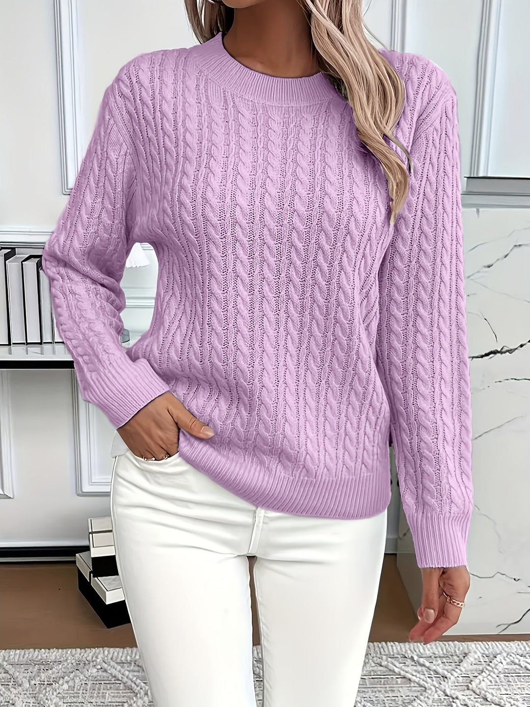Lynn | Jersey de Punto Trenzado