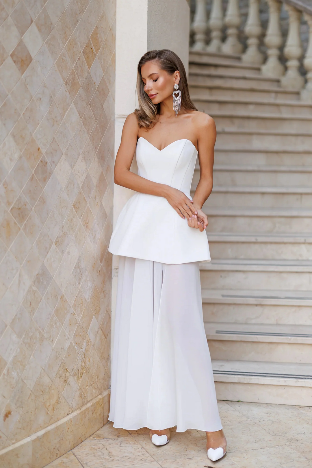 Casielle White Maxi Dress