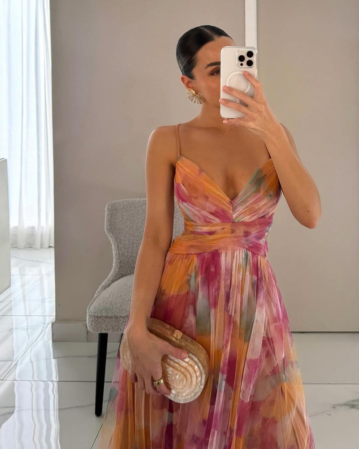 Giselle – El Maxi Vestido Floral que Resalta tu Belleza Natural