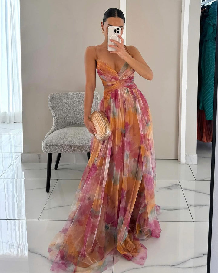 Giselle – El Maxi Vestido Floral que Resalta tu Belleza Natural