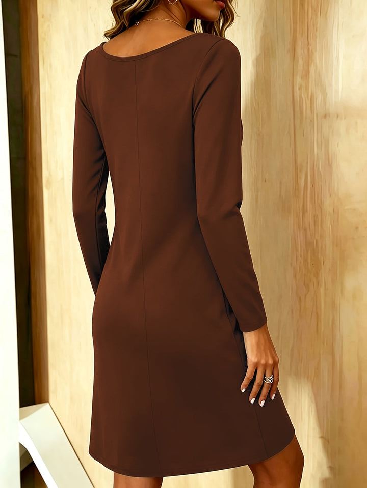 Samanta | Vestido de Invierno Verde Oliva