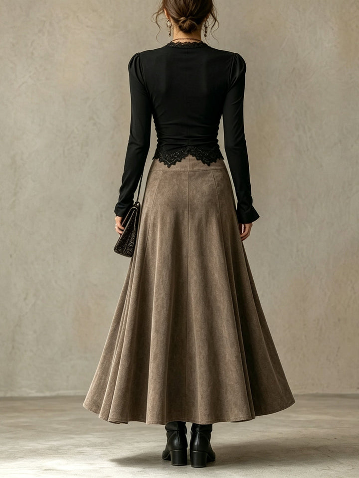 Alba | Conjunto de Encaje y Falda Maxi