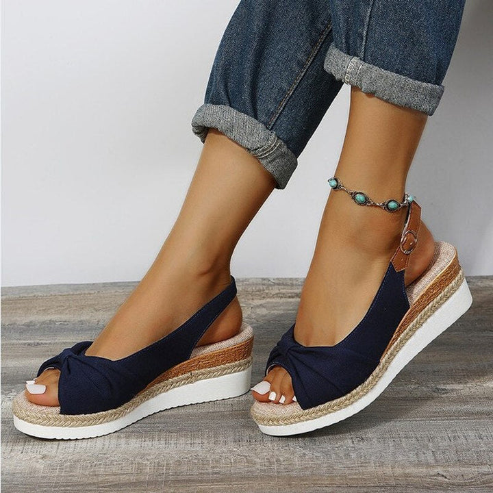 Sandalias Cómodas de Punta Abierta