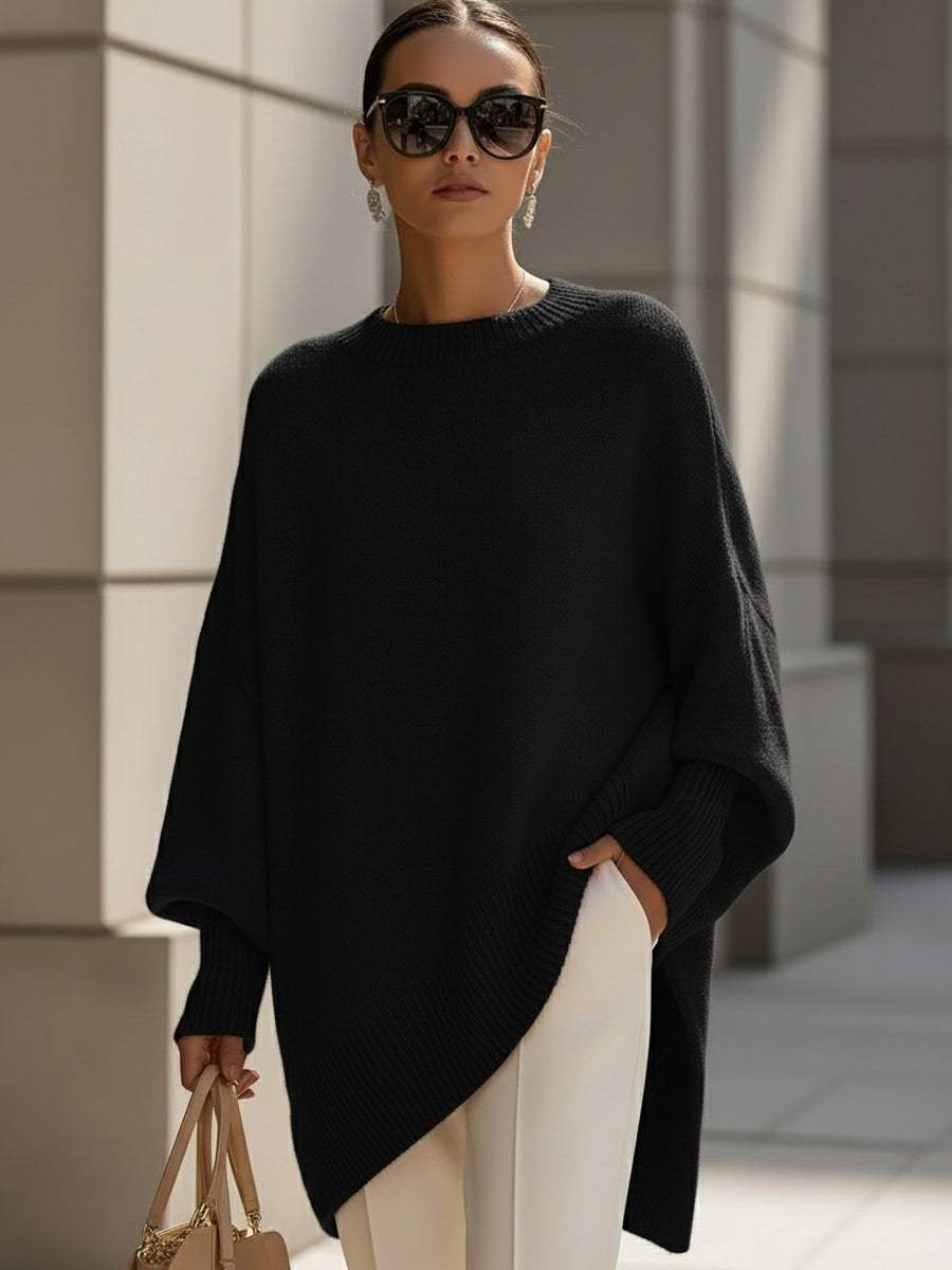 Jennifer | Jersey Oversize de Cuello Amplio