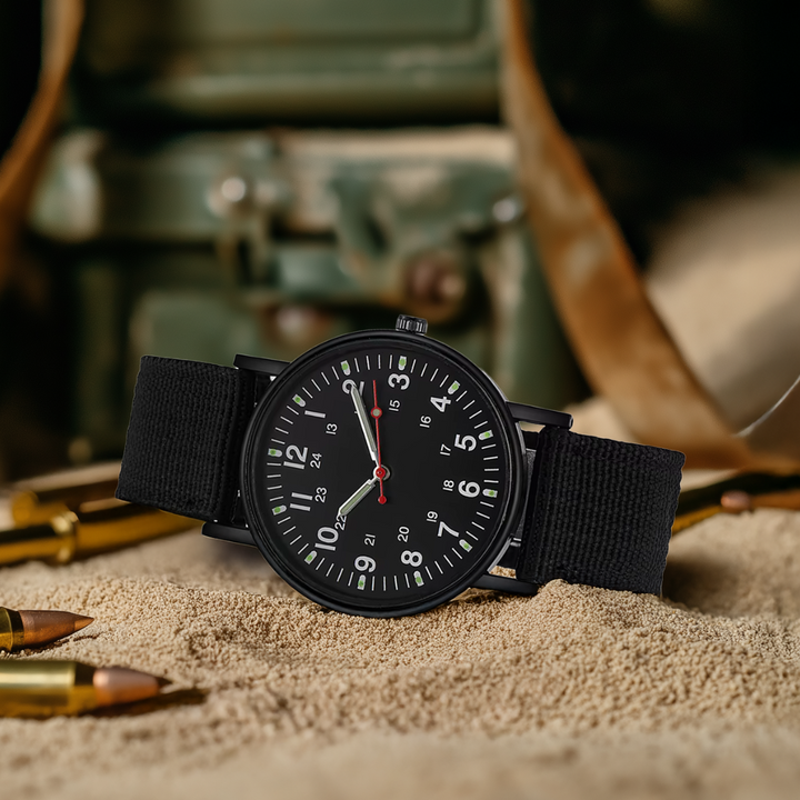 Elegante reloj de pulsera de cuarzo de lujo