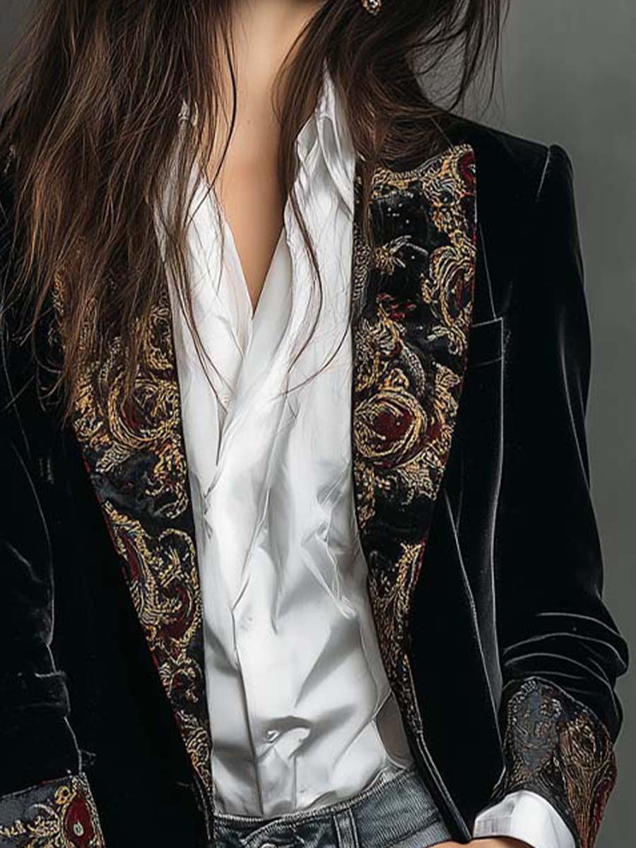 Léontine | Blazer Barroco Negro