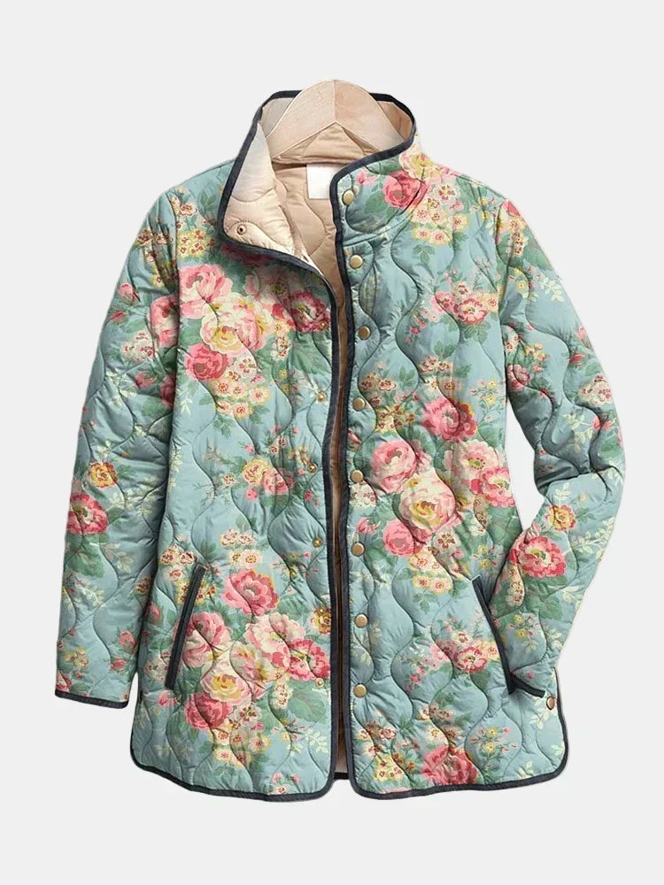 Mathilde | Chaqueta Acolchada de Rosas