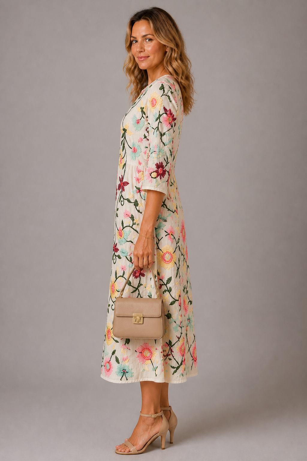 Flora Bliss | Vestido Midi Floral