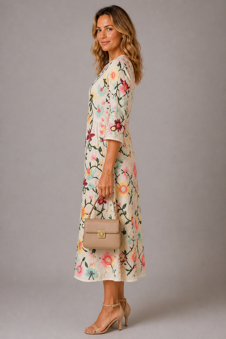 Flora Bliss | Vestido Midi Floral