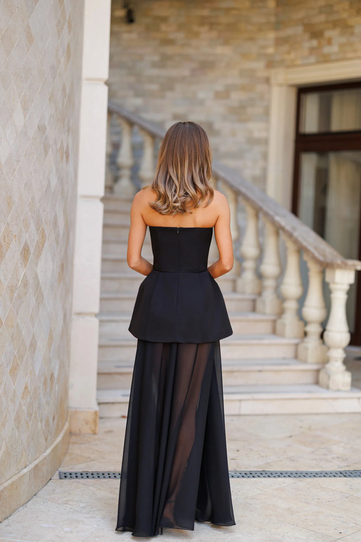 Casielle Black Maxi Dress
