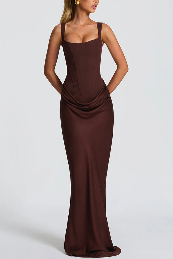Mariana | Vestido Maxi de Escote Cuadrado
