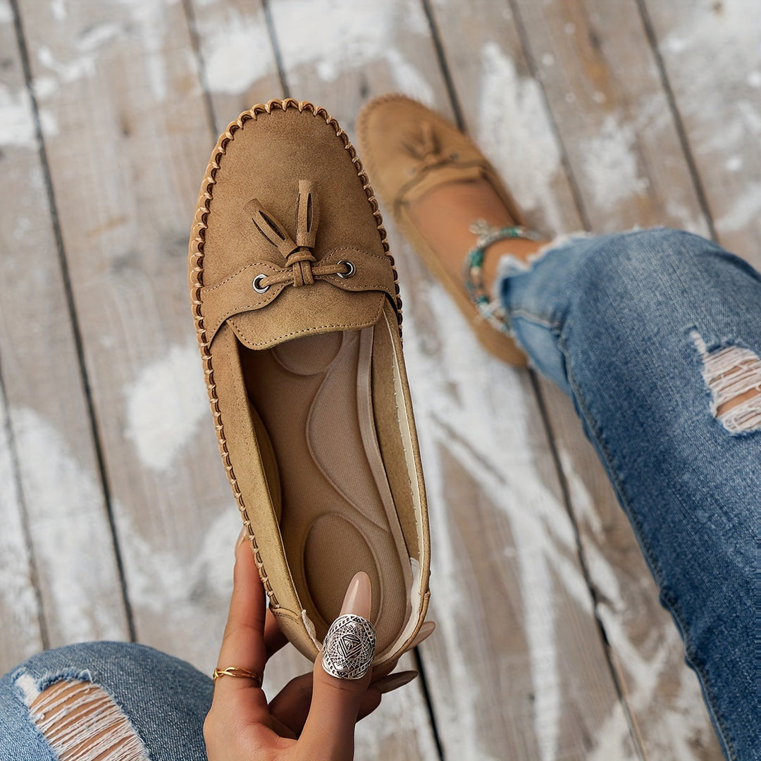 Rosario | Mocasines con Borlas