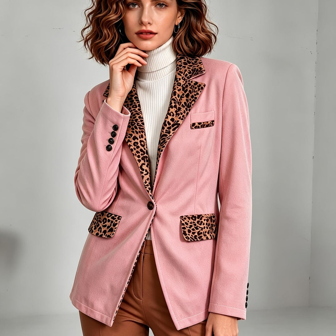 Clementina | Blazer Rosa de Terciopelo